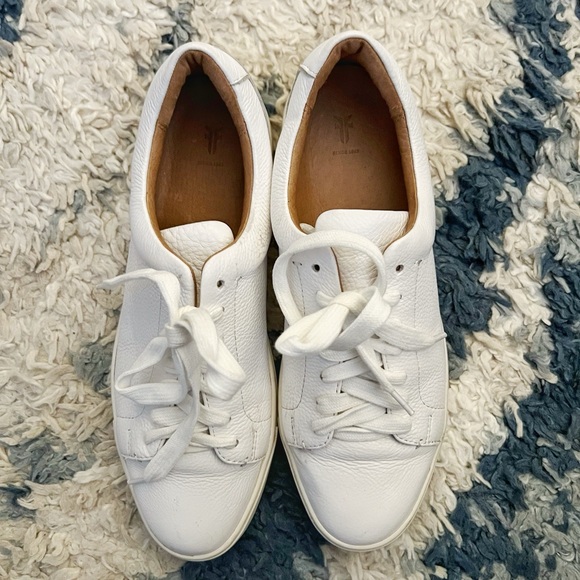 Frye Astor Low Lace White Sneakers - Picture 2 of 7